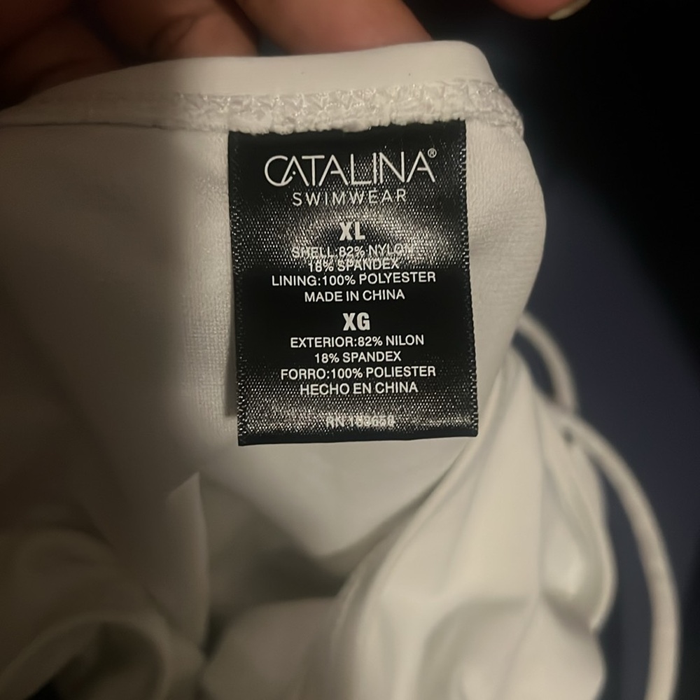 NWT Catalina White Bikini Bottom XL - Picture 6 of 6